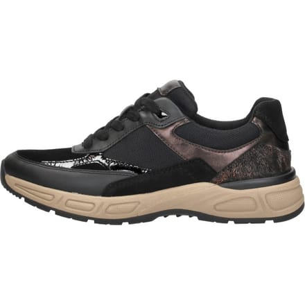 Gabor 585.2 Sneakers Dames - Leren Sneaker - Zwart