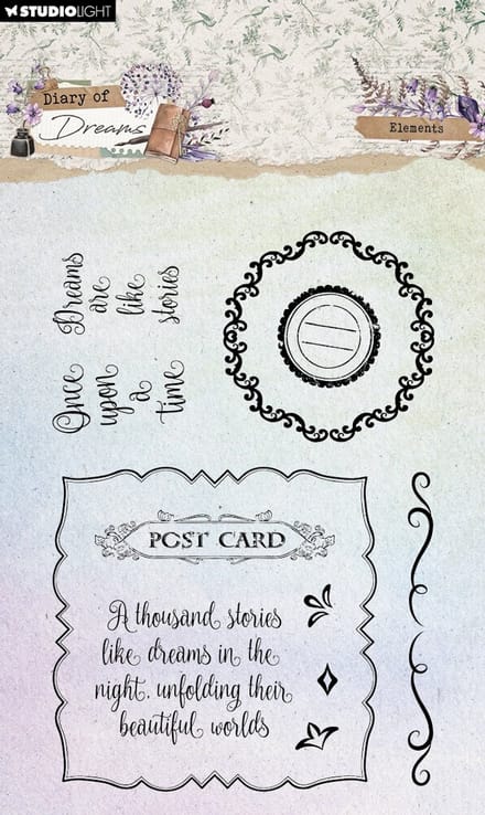 Clear stamps Elements- Diary of dreams nr. 807