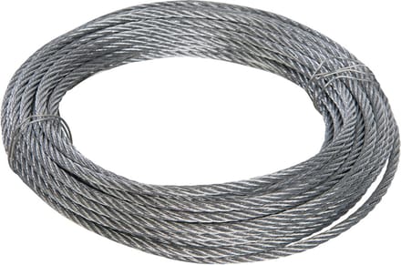 Fixman Gegalvaniseerde staaldraad - Ø 6 mm - 10 meter - Roestbestendig - Op maat te knippen