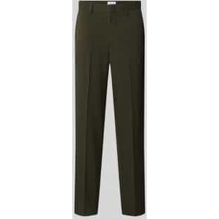 Relaxed fit stoffen broek met persplooien