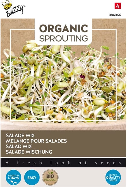 Buzzy® Organic Sprouting Salademengsel (BIO) - ca. 30 gram