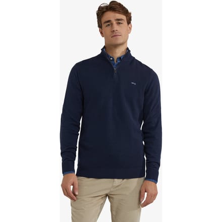 McGregor Zip Mock Sweater Navy Taglia: 3XL | Maglioni a maglia Outlet | Uomo | Blu