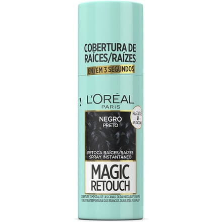 Tijdelijke correctorspray voor haarwortels L'Oréal Paris Magic Retouch Zwart 75 ml