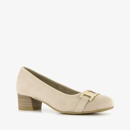Softline dames pumps met H leest beige - Maat 36