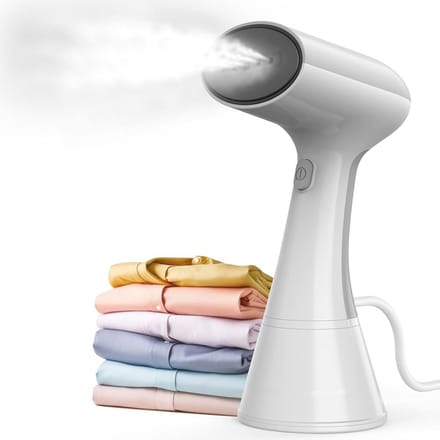 MKSS® Handstomer - Kledingstomer Draagbaar - Handstoomreiniger Kleding en Meubilair - Wit