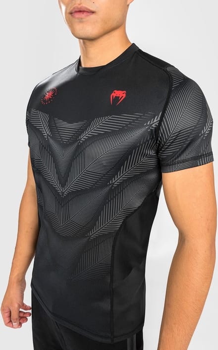 Venum PHANTOM Dry Tech T-shirt Zwart Rood - XXL
