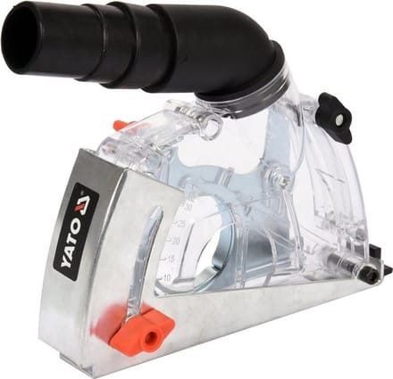 Yato YT-82992 - Stofbeschermkap - 125mm - Instelbaar - Transparante Behuizing