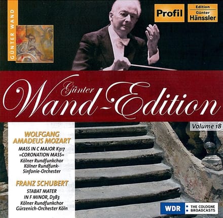 Kölner Rundfunk-Sinfonie-Orchester, Günter Wand - Schubert: Stabat Mater | Mozart: Coronation Mass (CD)