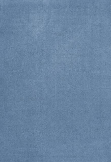 Layered Solid Wool Cornflower Blue Vloerkleed - 200 x 300 cm - Blauw - Rechthoekig - Wol - Eetkamer, Woonkamer, Slaapkamer - Effen - Modern