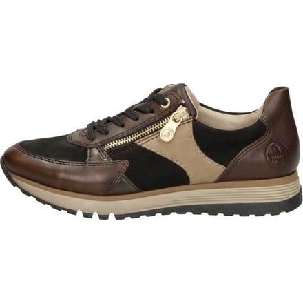 Rieker Sneakers bruin Synthetisch - Maat 37