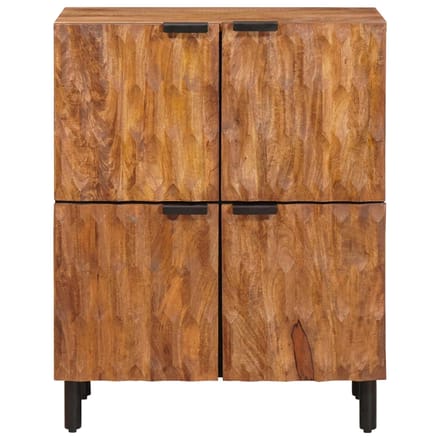 vidaXL - Dressoir - Acacia - Bruine - Afwerking - 60 - x - 33 - x - 75 - cm