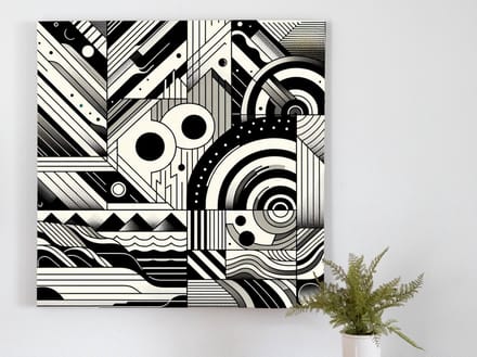 Kunstprint | Wanddecoratie | Dibond | 20 × 20 cm
