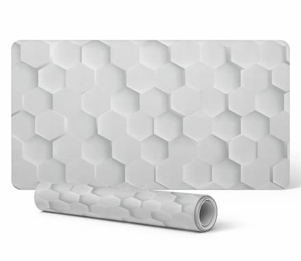 Beschermende vinyl werkmat met honingraatstructuur 3D 90x45 cm