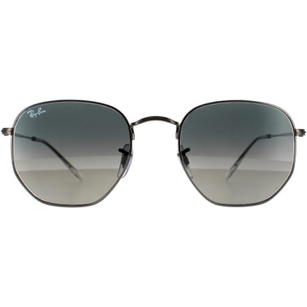 Ray-Ban zonnebril zeshoekige RB3548N 004/71 Gunmetal Dark Gray Gradiënt