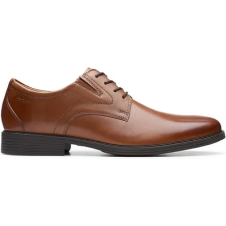 Clarks Whiddon Plain - heren veterschoen - Bruin - maat 41 (EU) 7 (UK)