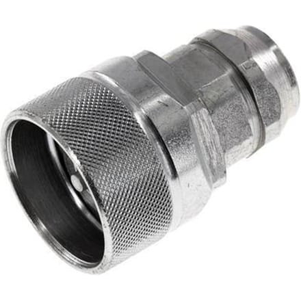 Stalen DN 12.5 Hydraulische Koppeling Insteeknippel M18x1.5 Binnendraad ISO 14541 D M36 x 2