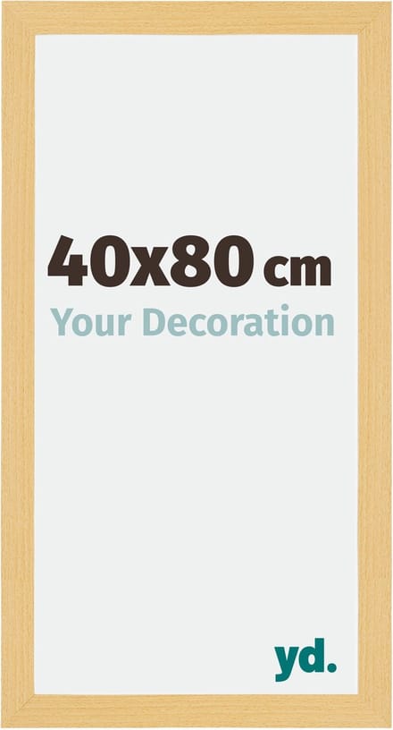 Your Decoration - Fotolijst 40x80 cm - MDF - Beuken Decor - Mura