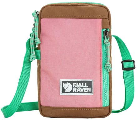 Fjällräven schoudertas Vardag Pocket Poppy Pink - Khaki Dust roze