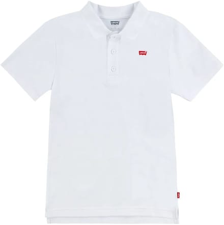 Levi´s ® Kids Back Neck Tape Korte Mouw Poloshirt Wit 10 Years Jongen