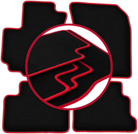 CARLUX-RED automatten voor: Suzuki Swift V 5D hatchback (2010-2016)