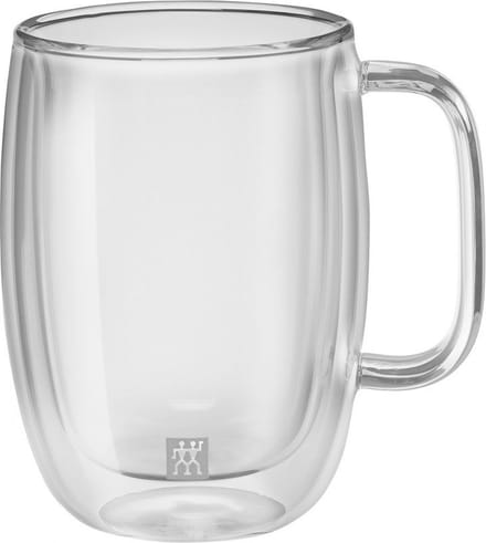 Set van twee latte macchiato glazen met handvat Zwilling Sorrento Plus