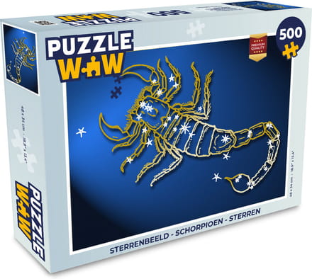 Puzzel Sterrenbeeld - Schorpioen - Sterren - Legpuzzel - Puzzel 500 stukjes