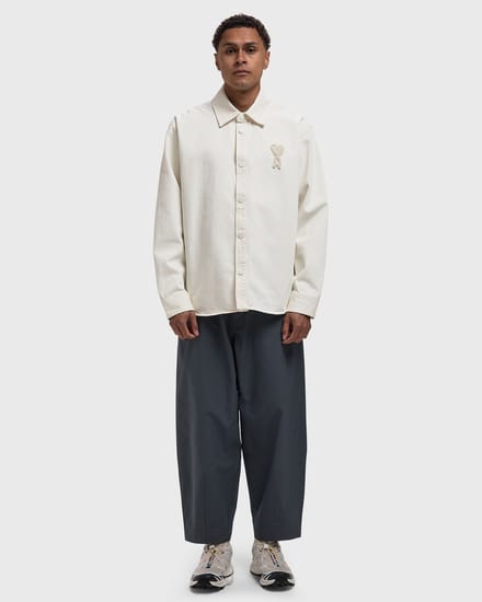 OVERSHIRT WITH KNITTED AMI DE COEUR
