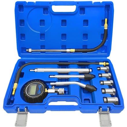 Cilindercompressietester 11-delige motorcilinderdrukdetectietester veelkleurig