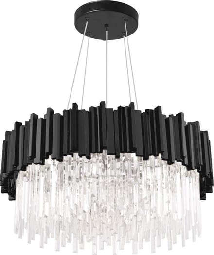 Toolight App1481-1C Hanglamp Zwart 40X40X13,5Cm
