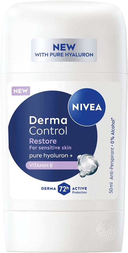 NIVEA Derma Control - Antiperspirant Stick - 50ml - Huidverzorgend - Zonder Alcohol