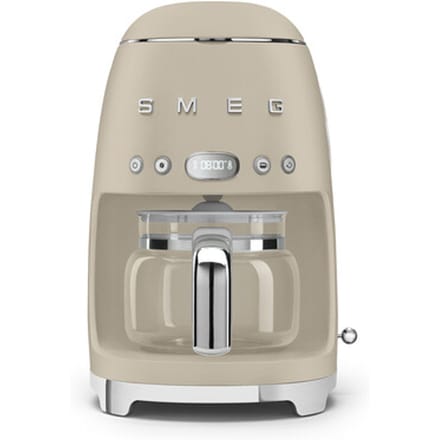 SMEG DCF02MLMEU Filterkoffiemachine - Koffiezetapparaat - 10 Koppen - Warmhoudfunctie 40 min - Aroma Instelling - Programmeerbare Startfunctie - 50’s Style - Mat Moonlight