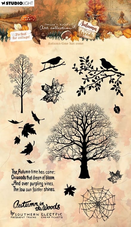 Clear stamp Autumn-time has come - JMA Autumn in the woods nr. 875
