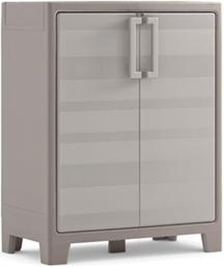 Keter Gulliver Lage Kast - 2 planken - 80x44x100cm – Zand/Beige