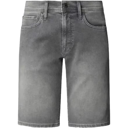 Pepe Jeans Grijze Slim-fit shorts van Gymdigo
