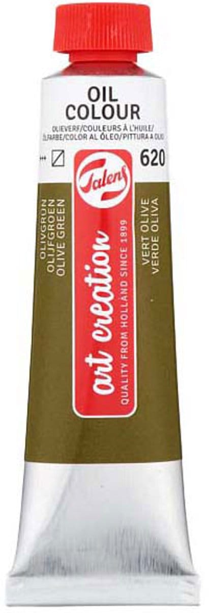 Art Creation olieverf tube 40ml olijfgroen 620 schilderverf.