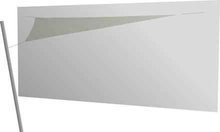 Umbrosa Ingenua schaduwdoek driehoek 4x4x4 m solidum grey