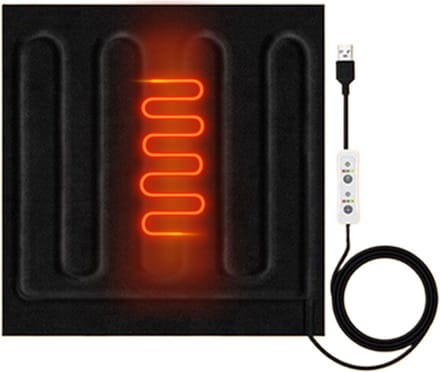 Verwarmingskussen USB - Grafeenmat Warm - Ontspanning Lichaam - Draagbaar Veilige Warmte - 30x30x6 cm