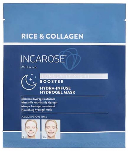 Incarose Longevity Night Booster Voedend Hydrogelmasker 34 g