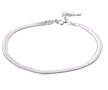 N3 Collecties Mode platinum geplateerde dames enkelband
