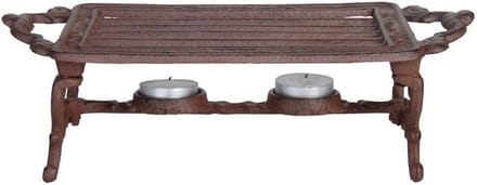 Pot Warmer voor Tuin en Terras - Gietijzeren Platenwarmer