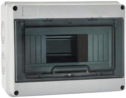 Aansluitdoos - Verdeeldoos - Buiten Elektra - Waterdicht IP65 - 8-wegs - Grijs