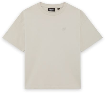Lyle & Scott jongens zwaargewicht relaxed T-shirt - wit