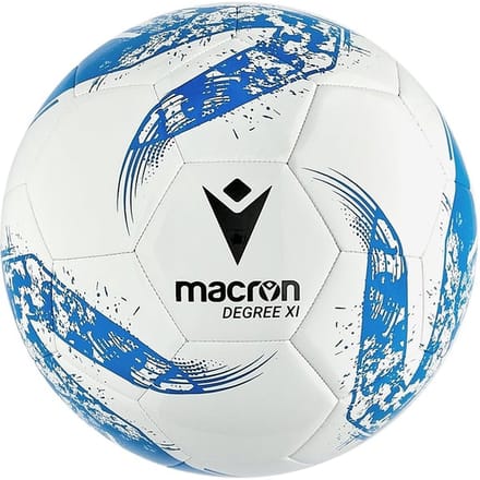 Macron Degree XI (Size 5) Trainingsbal - Wit / Royal | Maat: 5