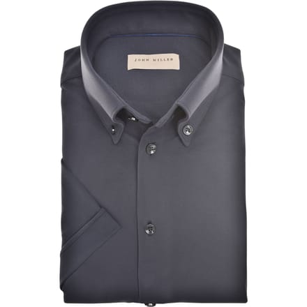 John Miller  Lange Mouw Overhemden Donkerblauw 5142040