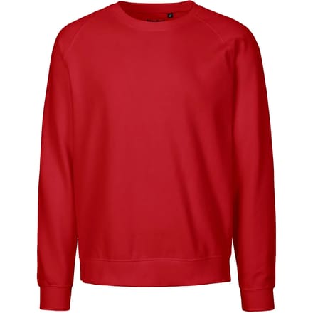 Neutral - Unisex Sweatshirt - Red - 100% Biologisch Katoen maat S