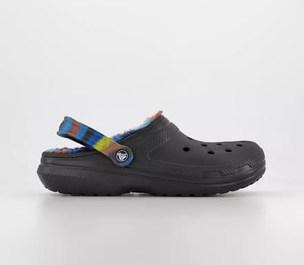 Crocs Classic Lined Spray Dye Clog Zwart Maat 42/43 US M9/W11