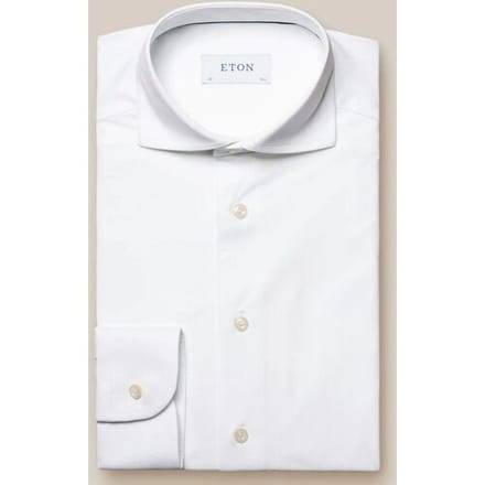 Eton Overhemd Ultimate Comfort Four-Way Stretch Wit / male