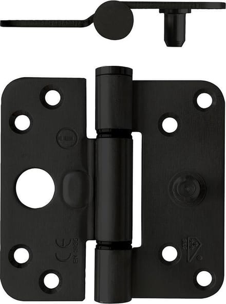 Intersteel Glijlagerscharnier SKG*** 89 x 89 x 3 mm DIN rechts zwart