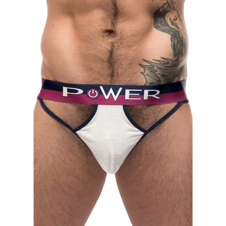 Male Power - Cutout Thong - Wit