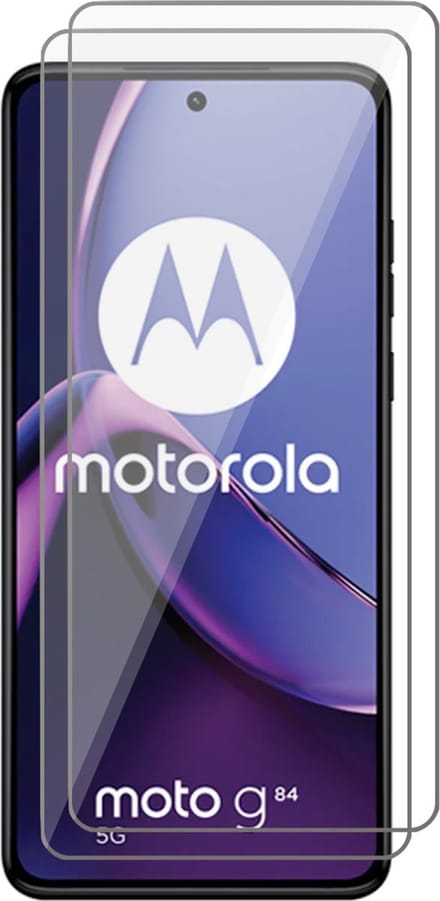 Screenprotector geschikt voor Motorola Moto G84 - 2x Glas Screen Protector